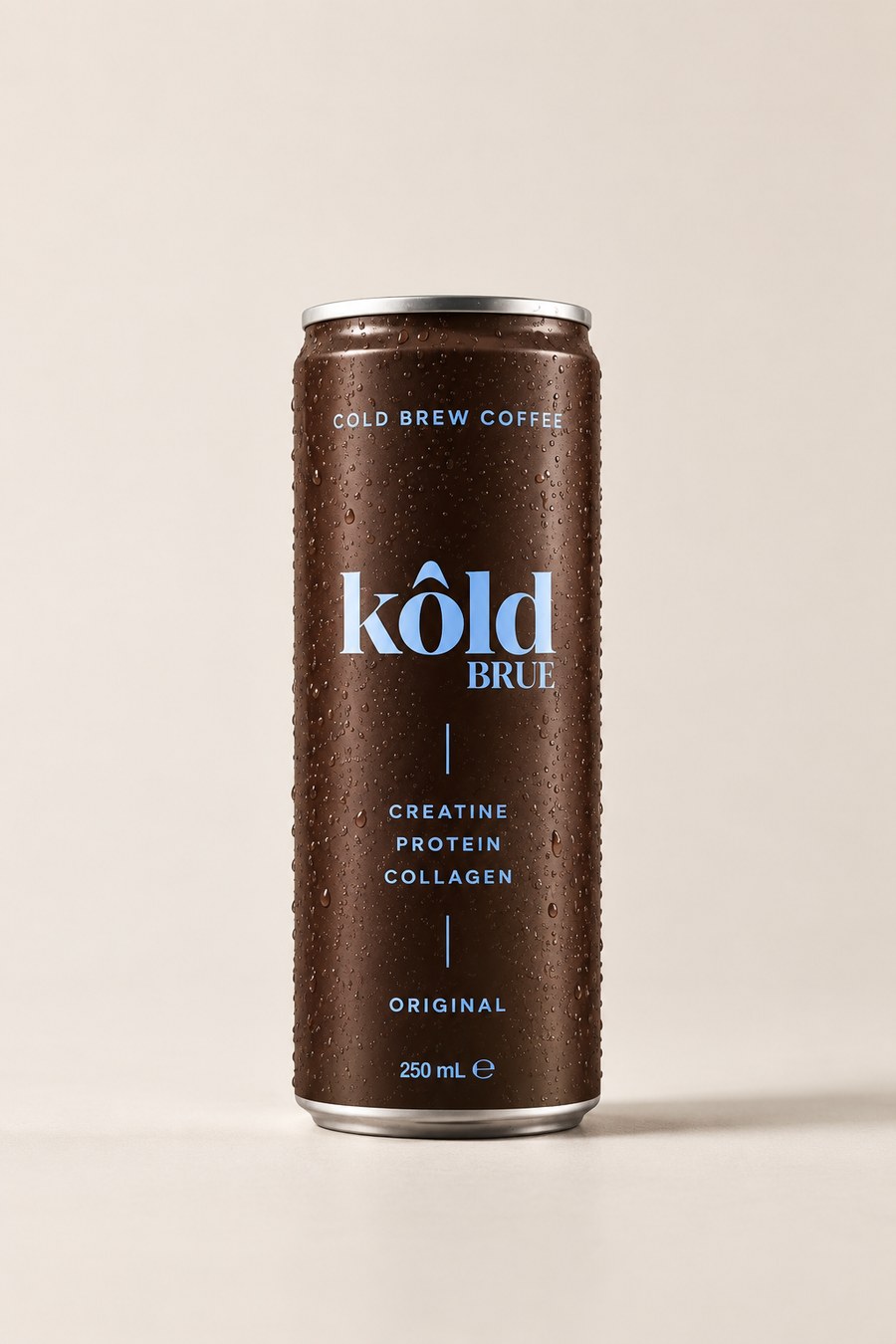 kôld BRUE can — oat milk latte with creatine, protein and collagen